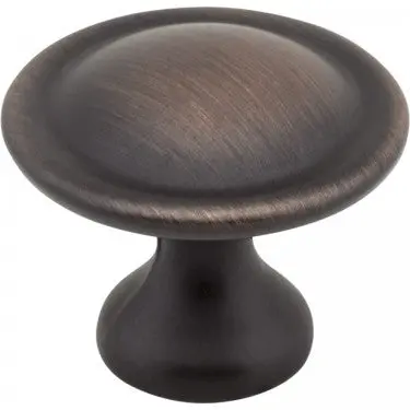 1-1/8-Inch Brushed Oil-Rubbed Bronze Watervale Mushroom Cabinet Knob 1