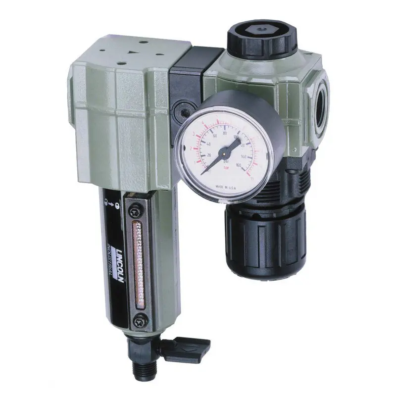 1/2-Inch Filter-Regulator With Integrated Pressure Gauge 1