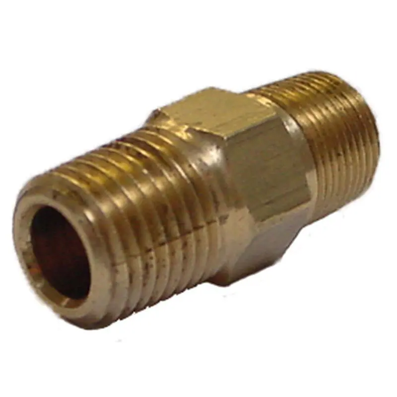 1/4" Npt Male To 1/2"-27 Male Thread Nipple 1