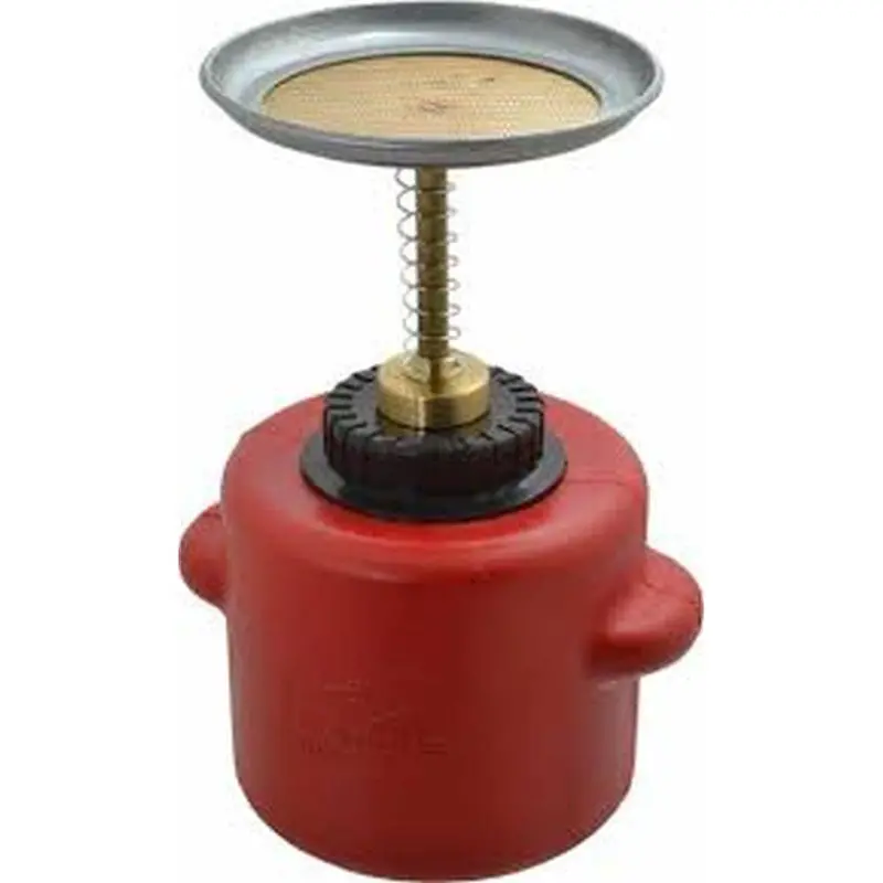 1-Quart Red Poly Plunger Can For Industrial Use 1
