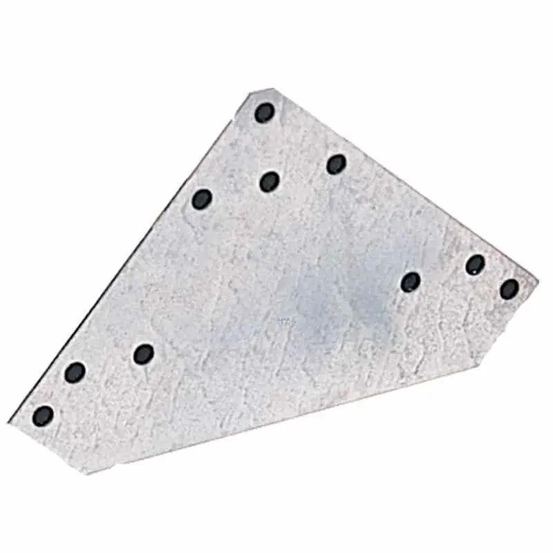 12-Pack Reinforced Slotted Steel Angle Gussets 1