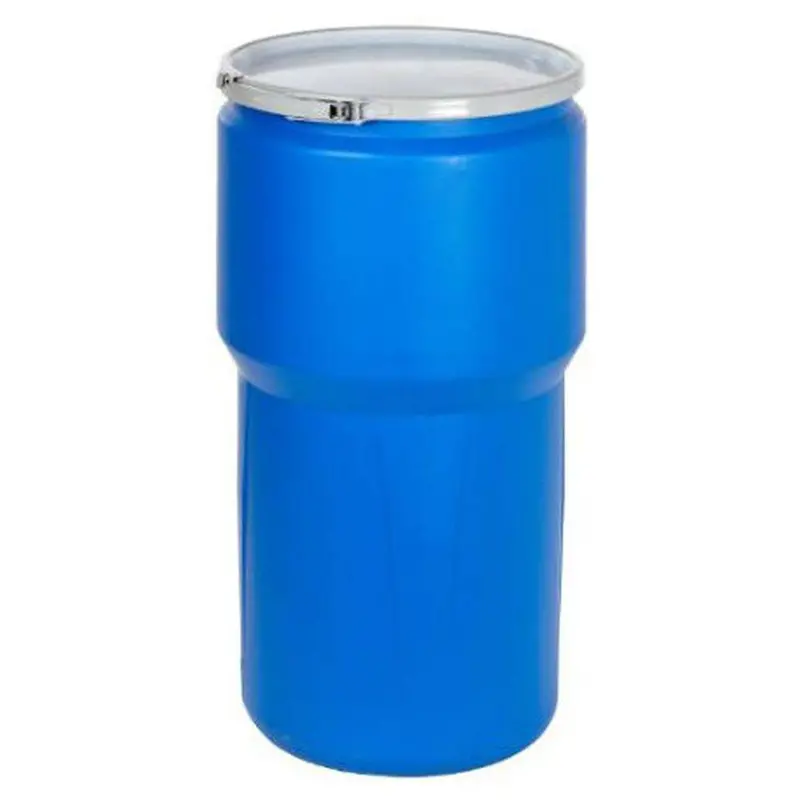 14-Gallon Blue Poly Drum – Open-Head With Secure Lever-Lock Closure 1