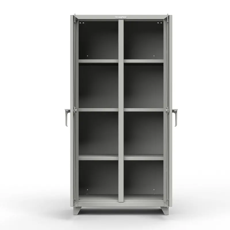 14-Gauge Double-Shift Shelving Cabinet – 36"W × 24"D × 75"H With Six Shelves 1