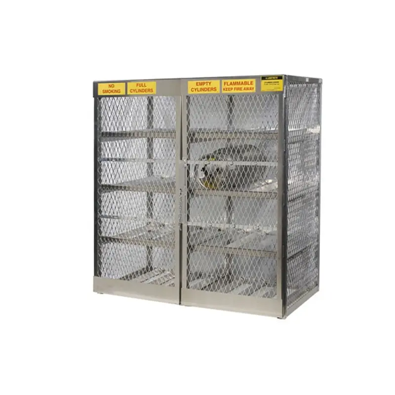 16-Bay Horizontal Lpg Cylinder Locker – Industrial-Scale Tank Storage Solution 1