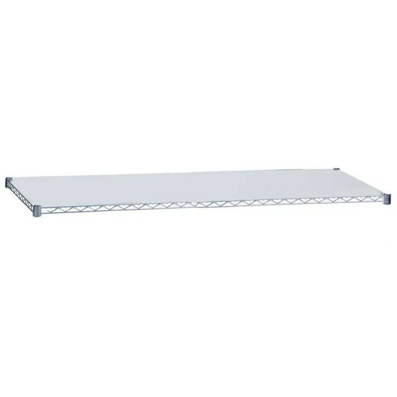 18" X 48" Chrome-Plated Solid Shelf Plate 1