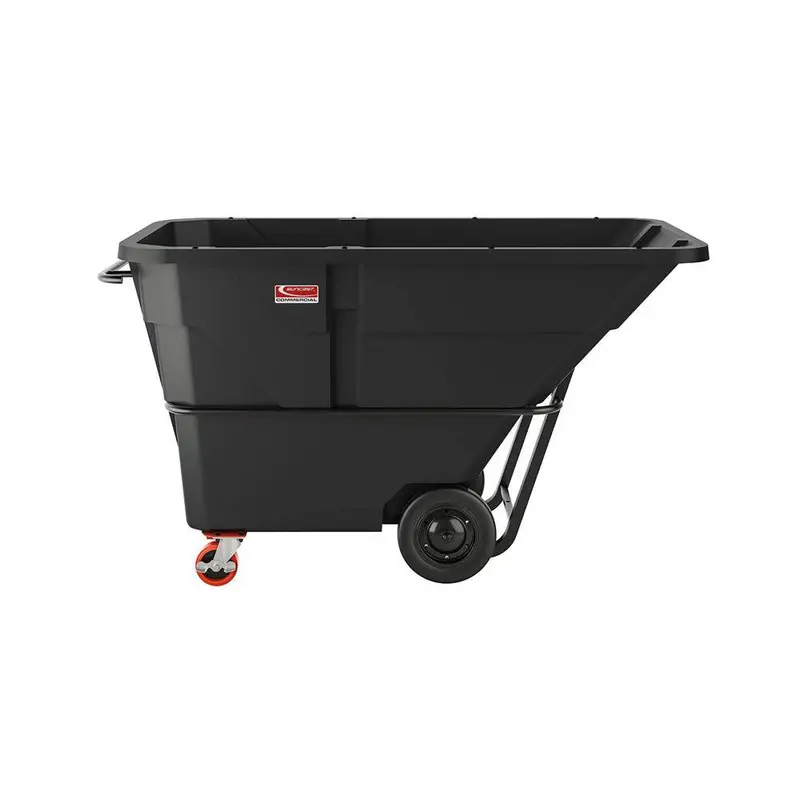 1½-Cubic-Yard Heavy-Duty Black Tilt Truck 1