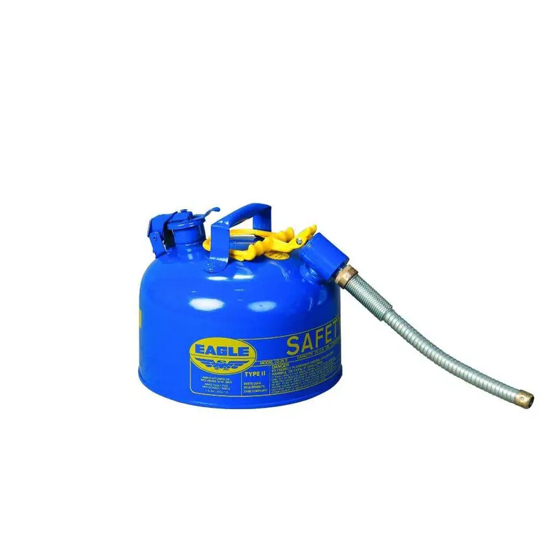 2.5-Gallon Blue Type Ii Safety Can With 7/8-Inch Flexible Spout 1