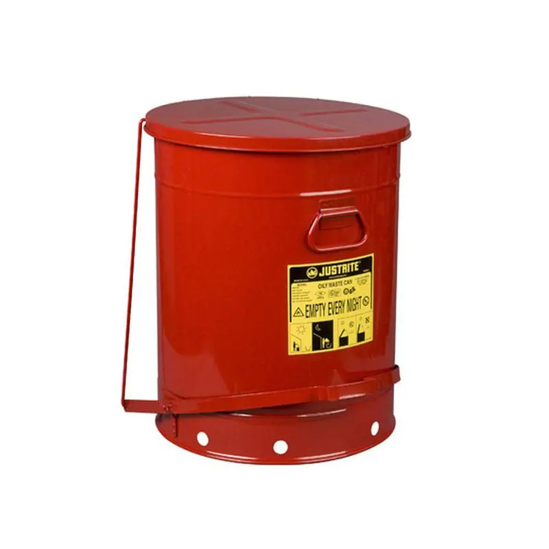 21-Gallon Oily Waste Can – Hands-Free Self-Closing Safety Can (80L) 1