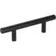 3-Inch Matte Black Naples Cabinet Bar Pull For Modern Cabinetry 1