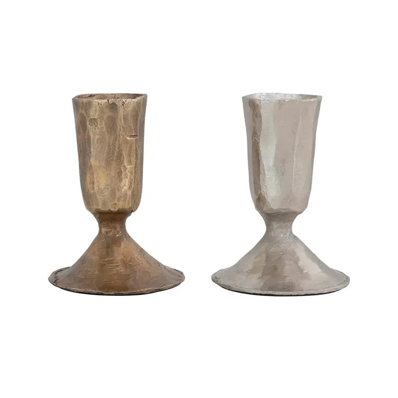 3-Inch Minimalist Metal Taper Candle Holder 1