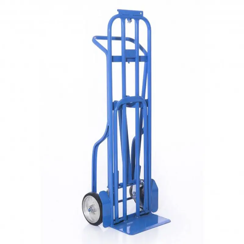 3-Position Convertible Hand Truck – Upright, Flatbed, And Stair-Climbing Configurations 1