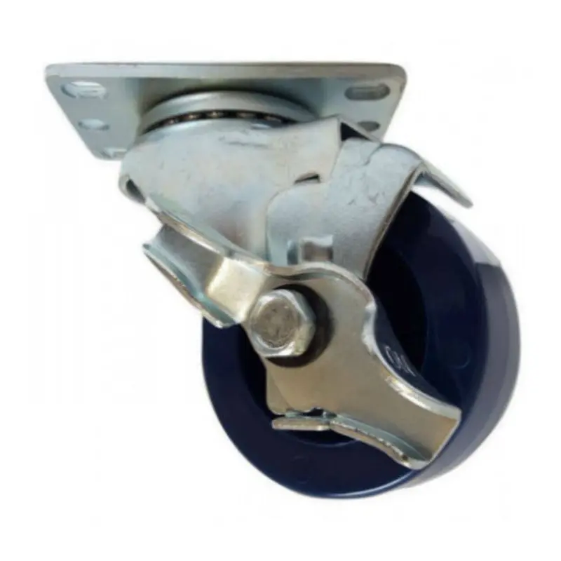 3" X 1-1/4" Duralastomer Swivel Caster With Top-Lock Brake – 300 Lb Rating 1