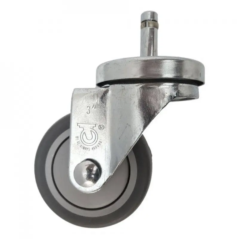 3" X 1-1/4" Thermo-Pro Swivel Caster With Grip Ring Stem – 210 Lb Capacity 1