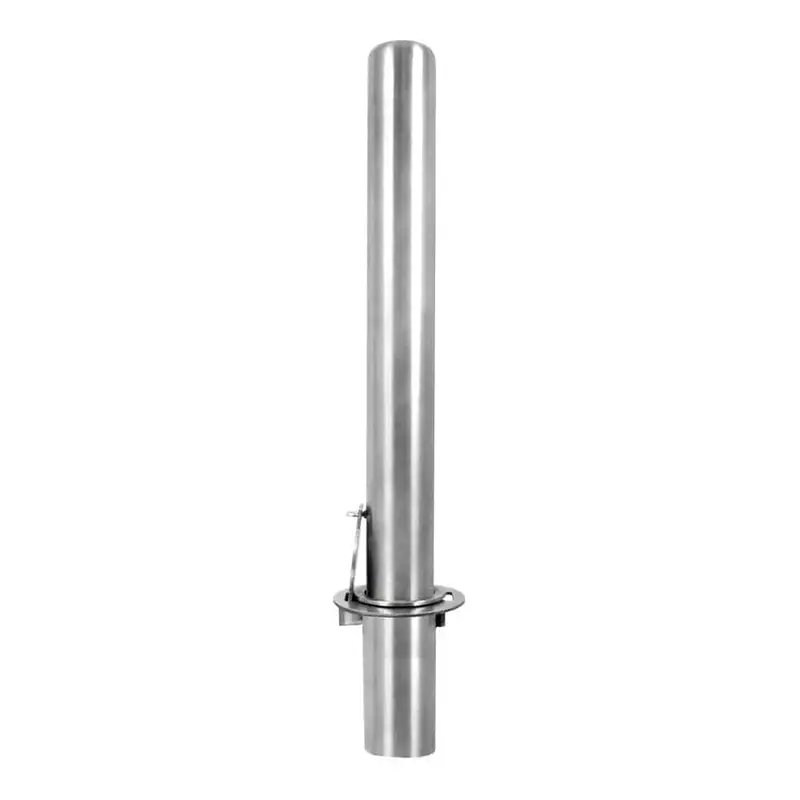36-Inch Removable Stainless Steel Bollard – 4" Diameter With Embedment Sleeve 1