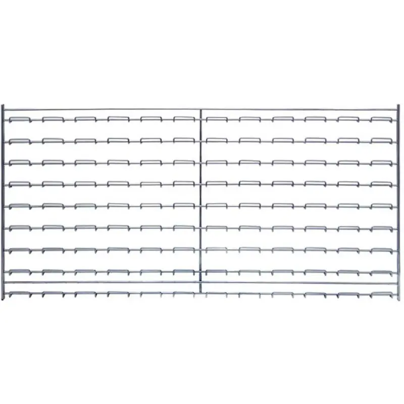 36" × 18" Wire Louvered Panel With Integrated Mounting Clips 1