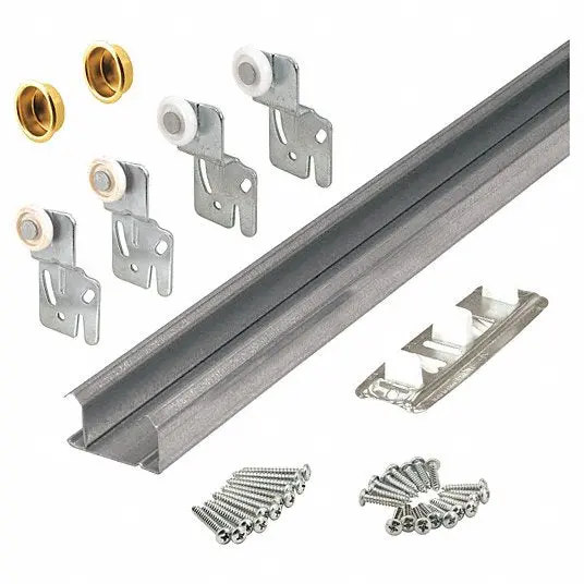 4-Foot Bypass Sliding Door Hardware Kit 1