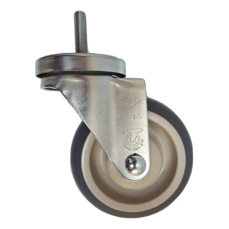 4-Inch By 1.25-Inch Thermo-Pro Threaded Swivel Stem Caster – 250 Lb Capacity 1