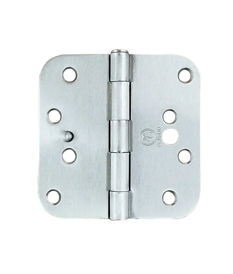 4-Inch X 5/8-Inch Radius Satin Nickel Door Hinge (Hg4I5815) 1