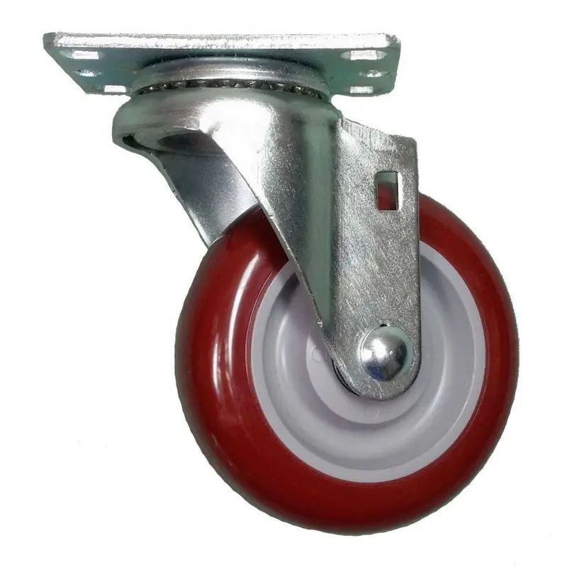 4" Polymadic Swivel Caster – 1-1/4" Width, 350 Lb Rating 1