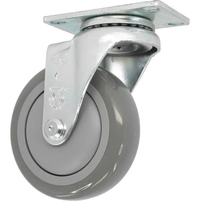 4" X 1-1/4" Polypropylene Swivel Caster – 350 Lb Load Rating 1