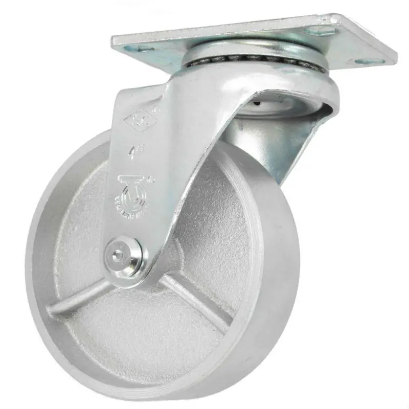 4" X 1-1/4" Semi-Steel Swivel Caster – 300 Lb Industrial Duty Rating 1