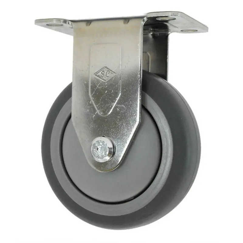4" X 1-1/4" Thermo-Pro Rigid Caster – Stainless Steel, 250 Lb Load Limit 1