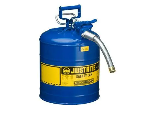 5-Gallon Type Ii Accuflow Steel Safety Can With Stainless Steel Flame Arrestor And 1-Inch Hose 1