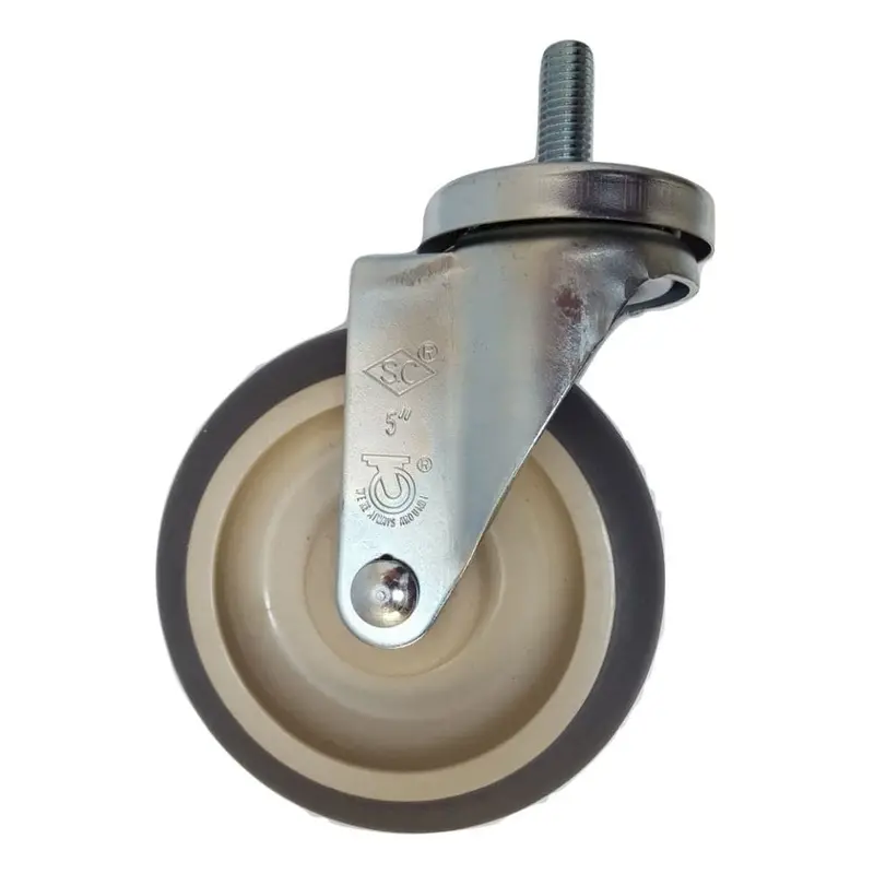 5-Inch By 1.25-Inch Thermo-Pro Threaded Swivel Caster (1/2-Inch Stem) – 300 Lb Load Limit 1