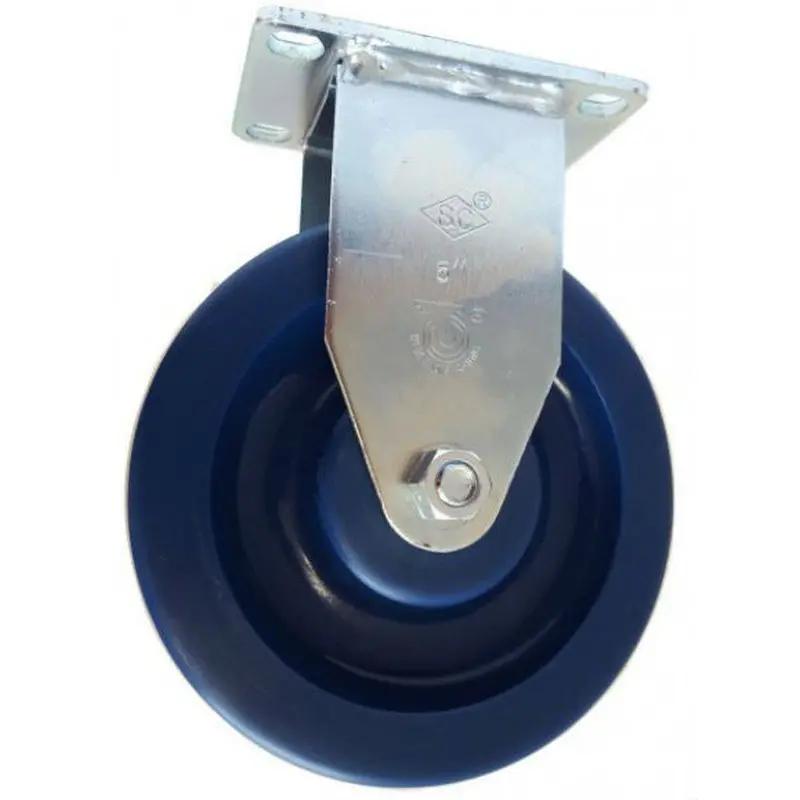 5" X 1-1/4" Duralastomer Rigid Caster – 350 Lb Load Capacity 1