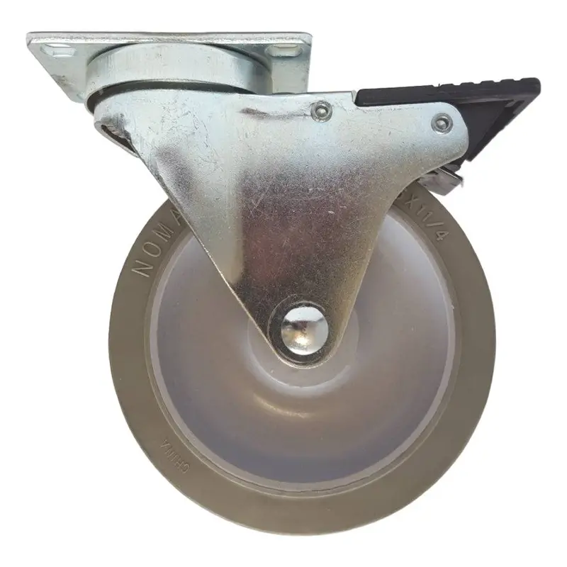 5" X 1-1/4" Nomadic Swivel Caster With Total Lock Brake – 325 Lb Load Rating 1