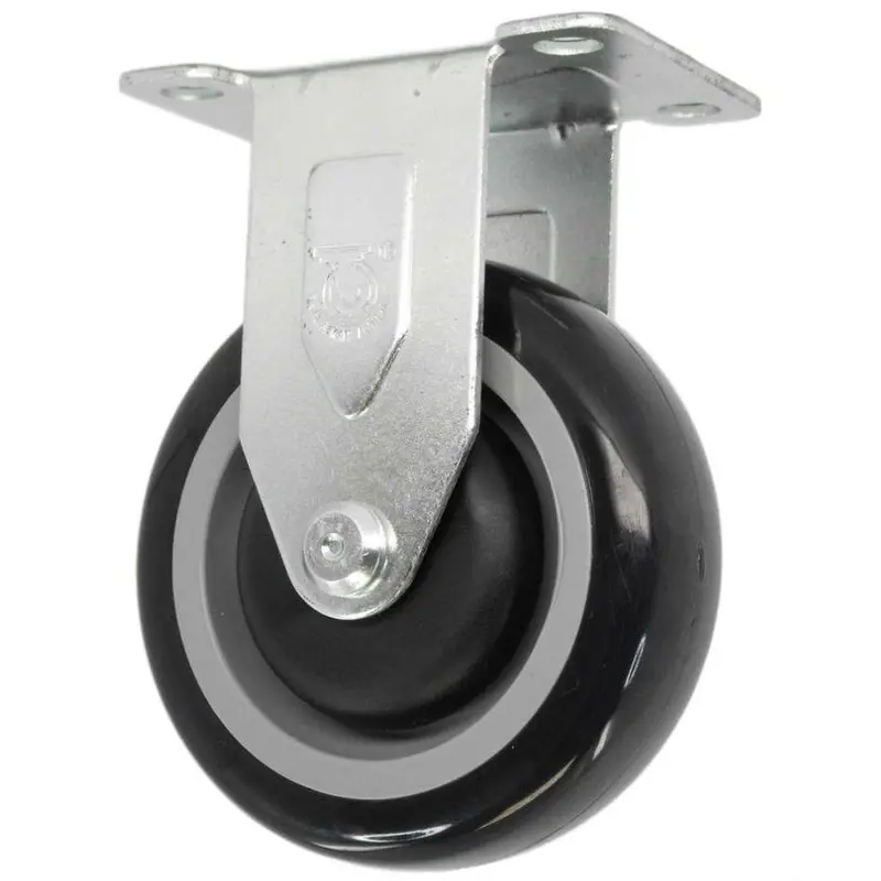5" X 1-1/4" Polypropylene Rigid Caster – 300 Lb Load Capacity (Alternative Mount) 1