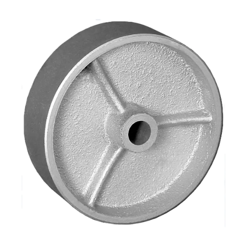 5" X 1-1/4" Semi-Steel Plain-Bore Wheel – 350 Lb Capacity 1