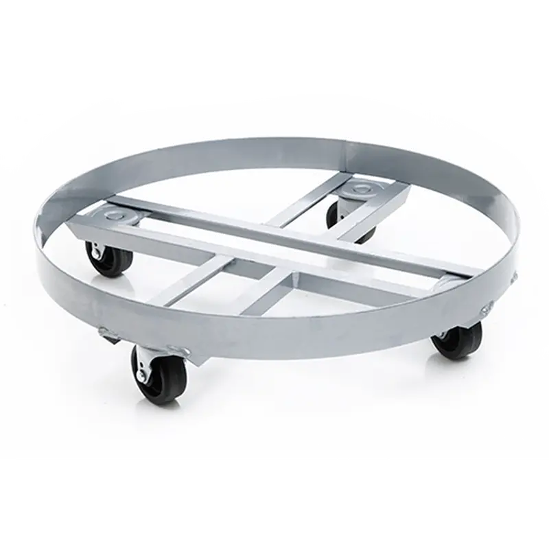 55-Gallon Drum Dolly – Heavy-Duty Can Transport Trolley With Lever Handle 1