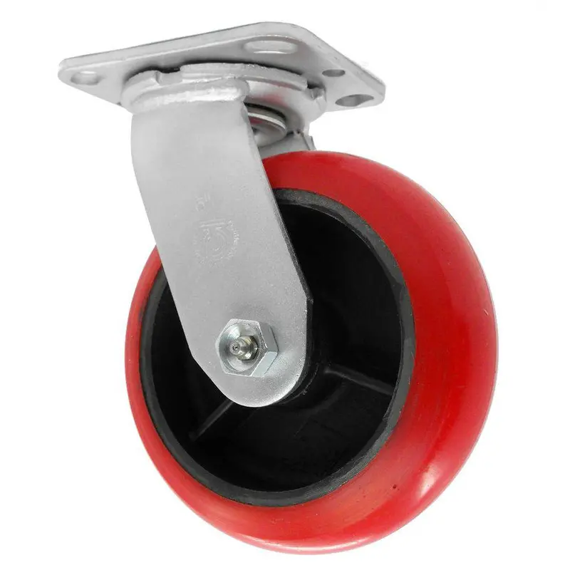 6" X 2" Polyflexon Cast Swivel Caster – 900 Lb Load Rating 1
