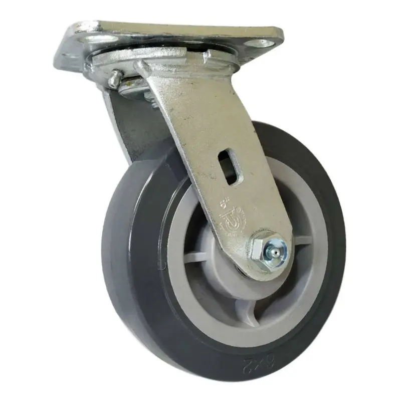 6" X 2" Polymadic Swivel Caster – 900 Lb Heavy-Duty Capacity 1