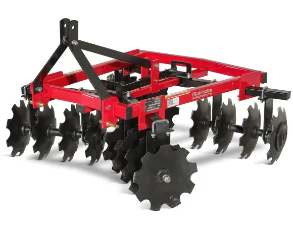 66-Inch Mahindra Disc Harrow – 16-Inch X 16-Inch Tines 1