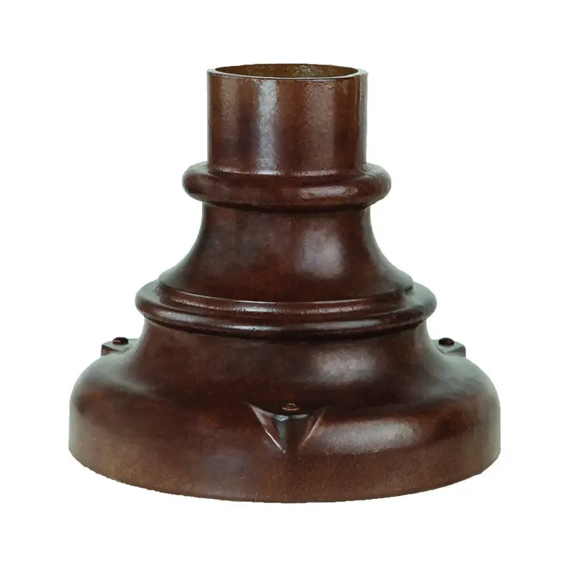 Acclaim Burled Walnut Outdoor Pier Mount Adapter — Model 7094Bw 1