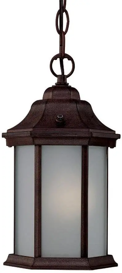 Acclaim Es5185Bw/Fr Frosted Glass Single-Light Outdoor Lantern 1