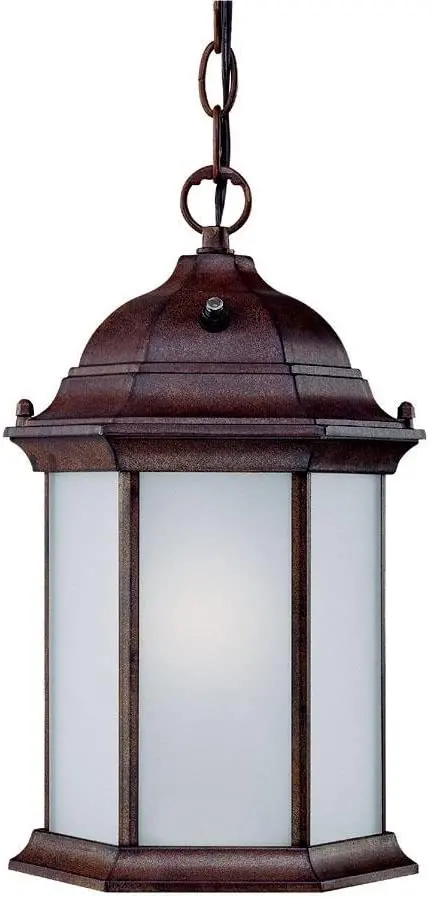 Acclaim Es5186Bw/Fr Frosted Glass One-Light Outdoor Lantern 1