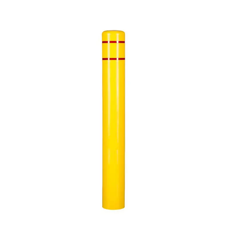 Adjustable-Height Plastic Bollard Covers – Assorted Colors (52" To 72") 1