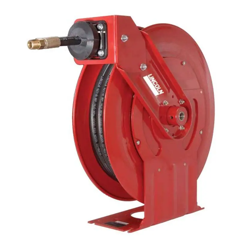 Air And Water Hose Reel Assembly – Wall-Mounted 1