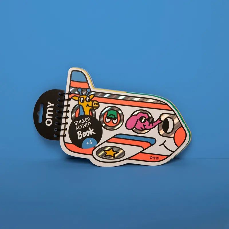 Airplane Themed Sticker-By-Number Activity Book 1