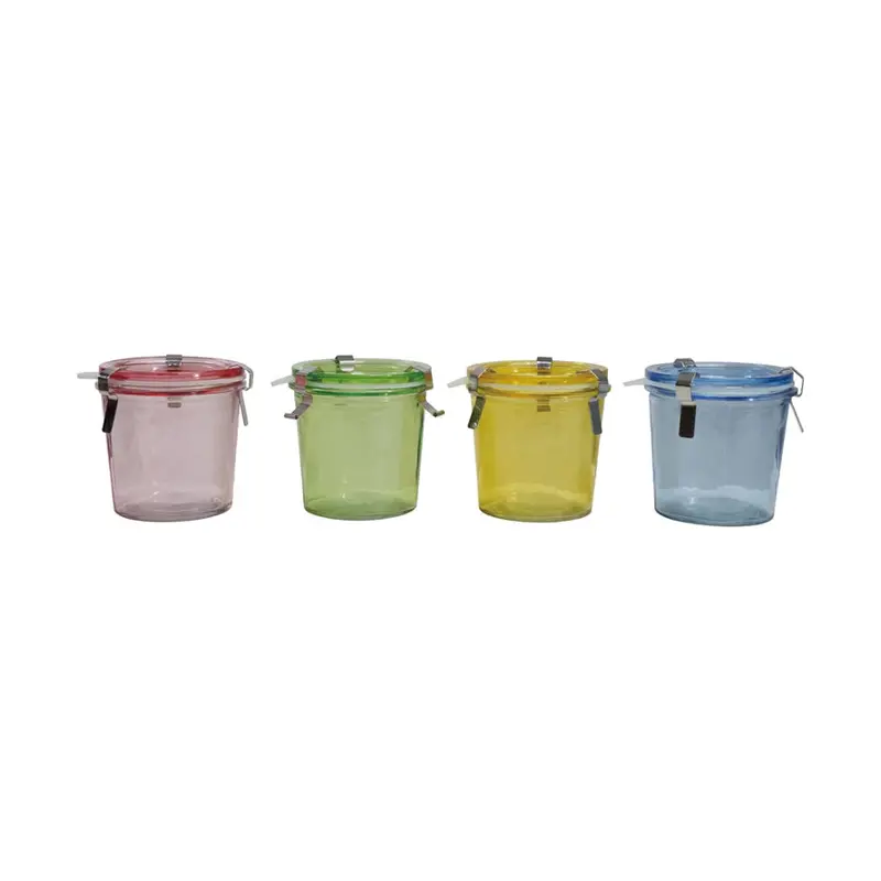 Airtight Food Storage Jar With Bamboo Lid 1