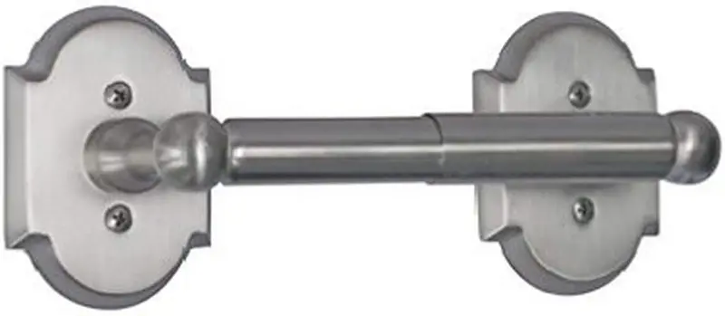 Aiw Round Rosette Toilet Paper Holder – Satin Nickel Bathroom Accessory 1