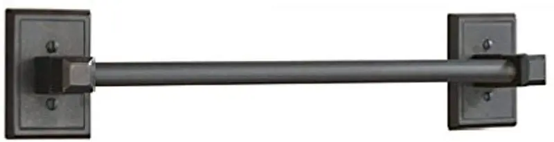 Aiw Tb61-24-Us10B 24-Inch Oil-Rubbed Bronze Towel Bar With Square Rosette Mounts 1
