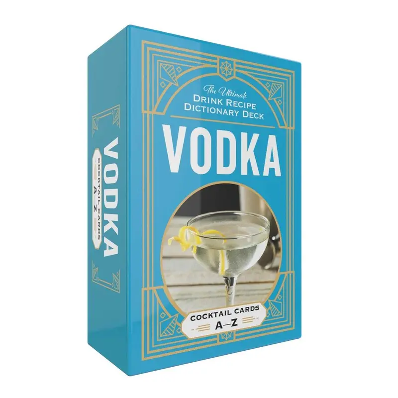 Alphabetical Vodka Cocktail Recipe Cards 1