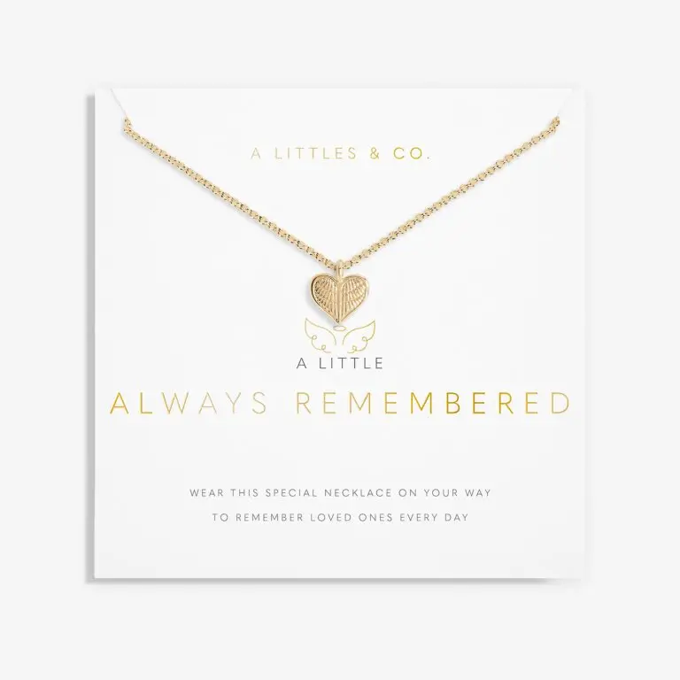 'Always Remembered' Personalized Necklace – Sentimental Memorial Jewelry 1