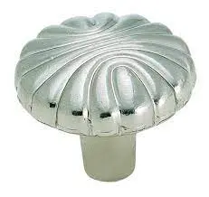 Amerock Bp1337-G9 Sterling Nickel Cabinet Knob – 1-1/4" Diameter, Natural Elegance Collection 1