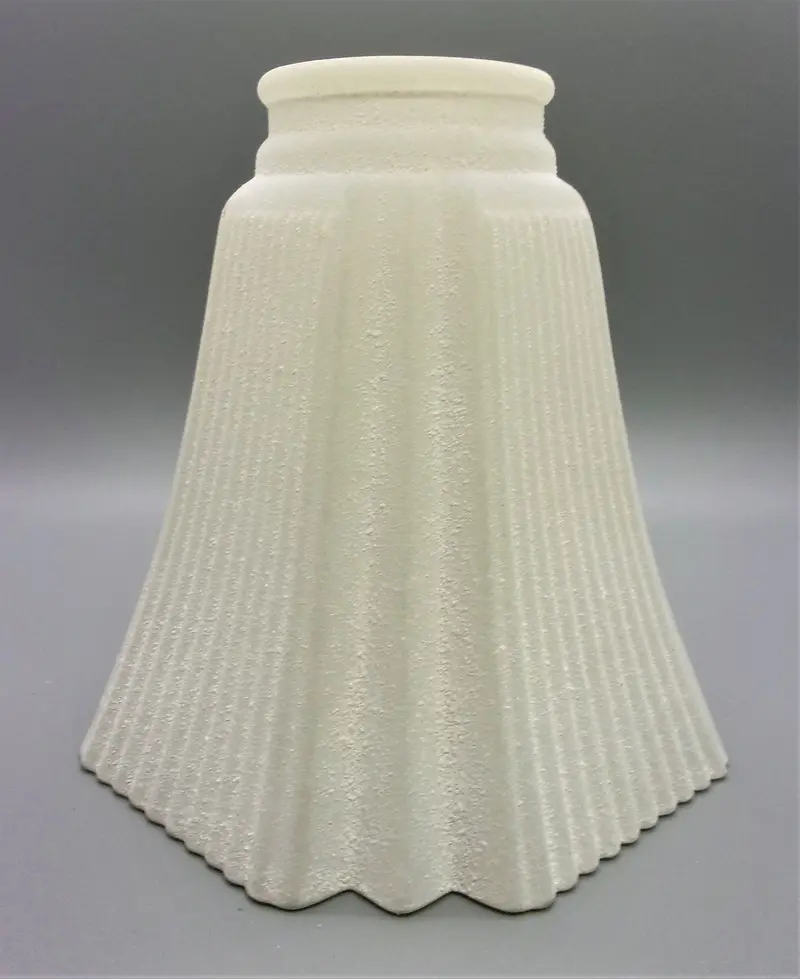 Angelo 81137 Square Scavo Glass Lamp Shade – Modern Geometric Profile 1