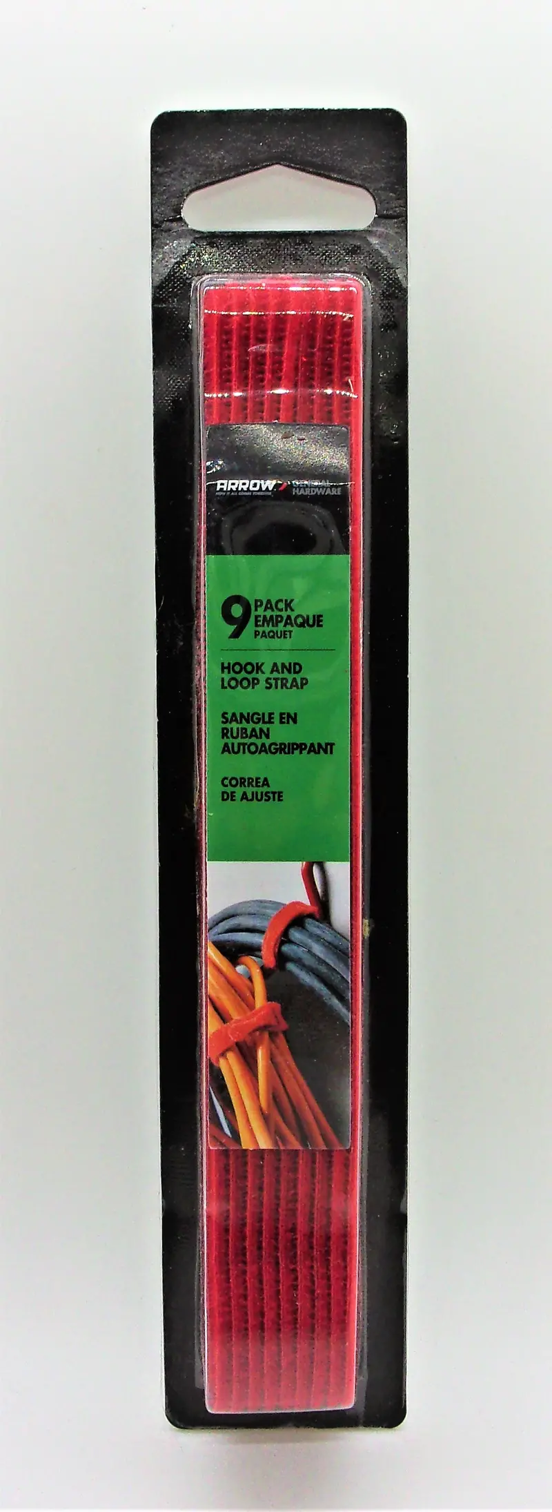 Arrow 160488 Hook-And-Loop Straps – 9-Piece Reusable Fastener Pack 1